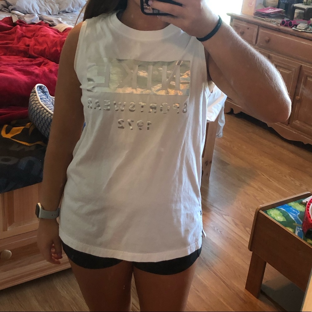 Nike holographic tank top